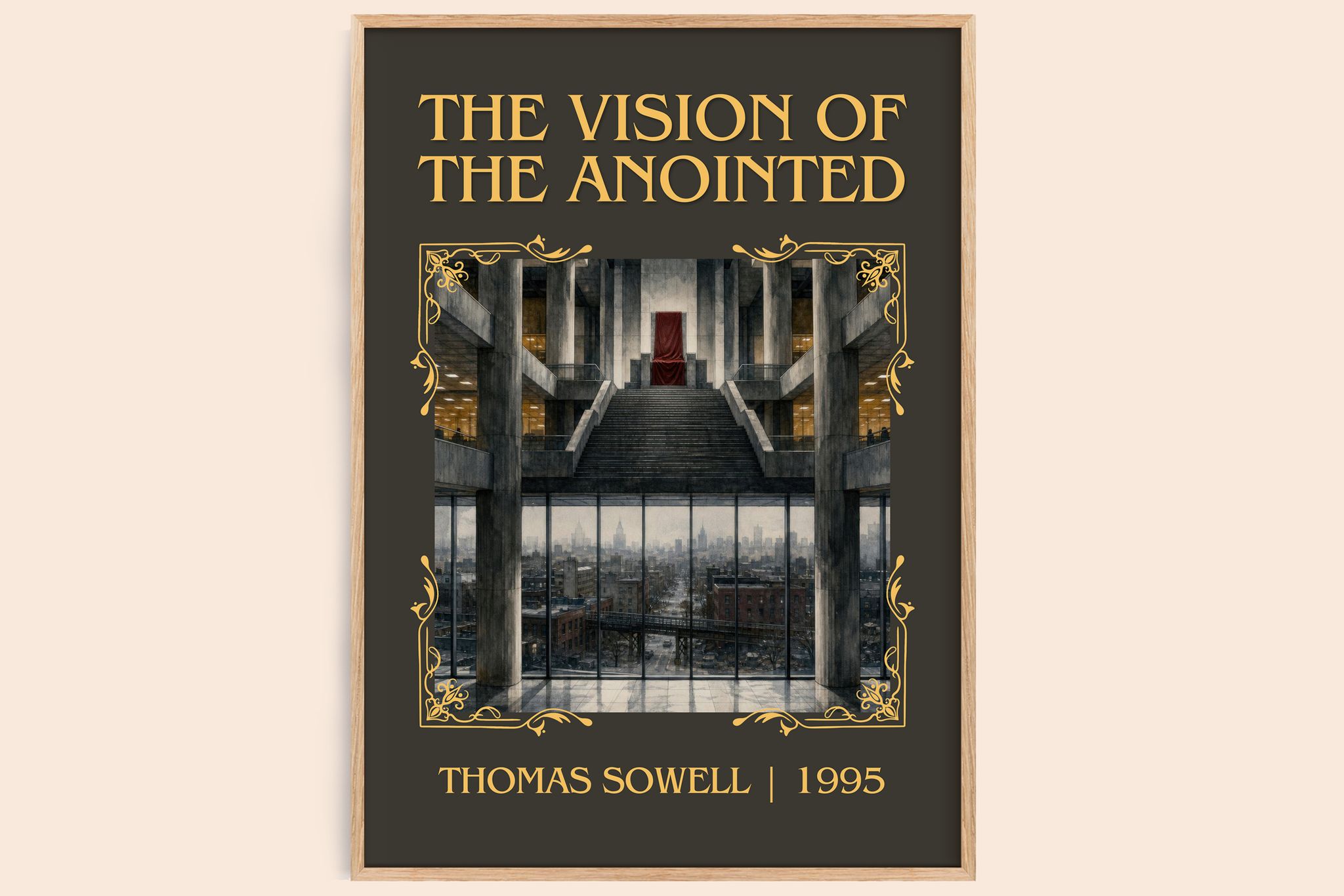 The Vision of the Anointed Classic Book Art Print by Thomas Sowell