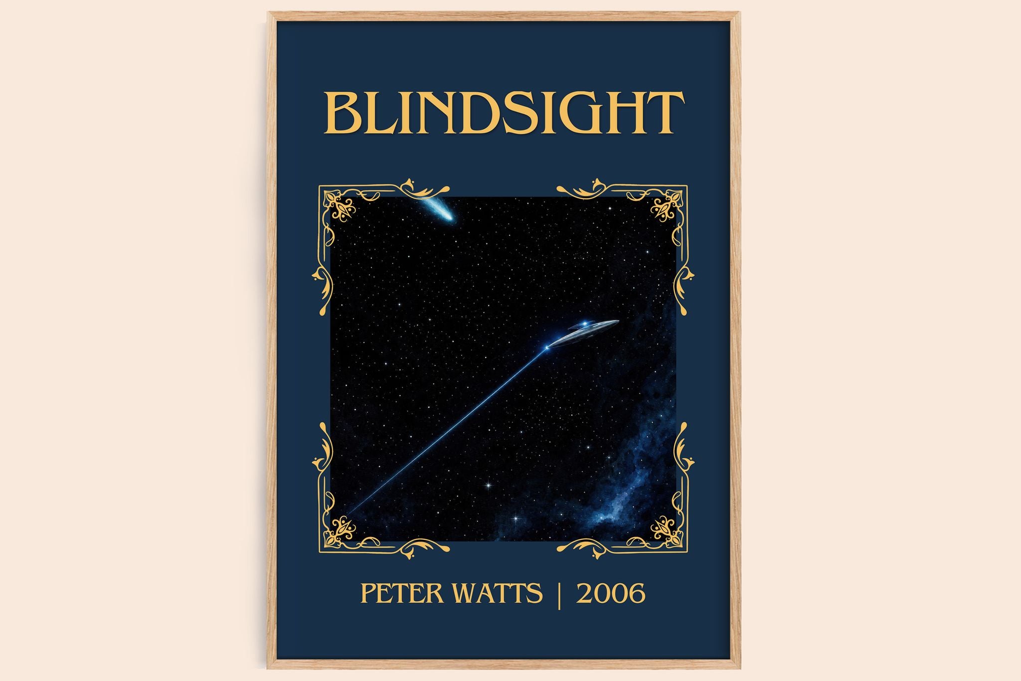 Blindsight Classic Book Art Print by Peter Watts