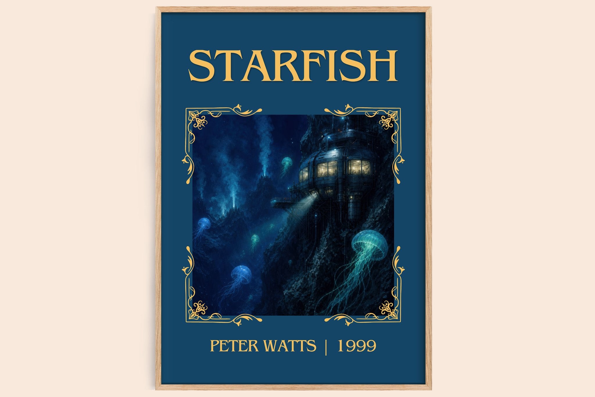 Starfish Classic Book Art Print by Peter Watts