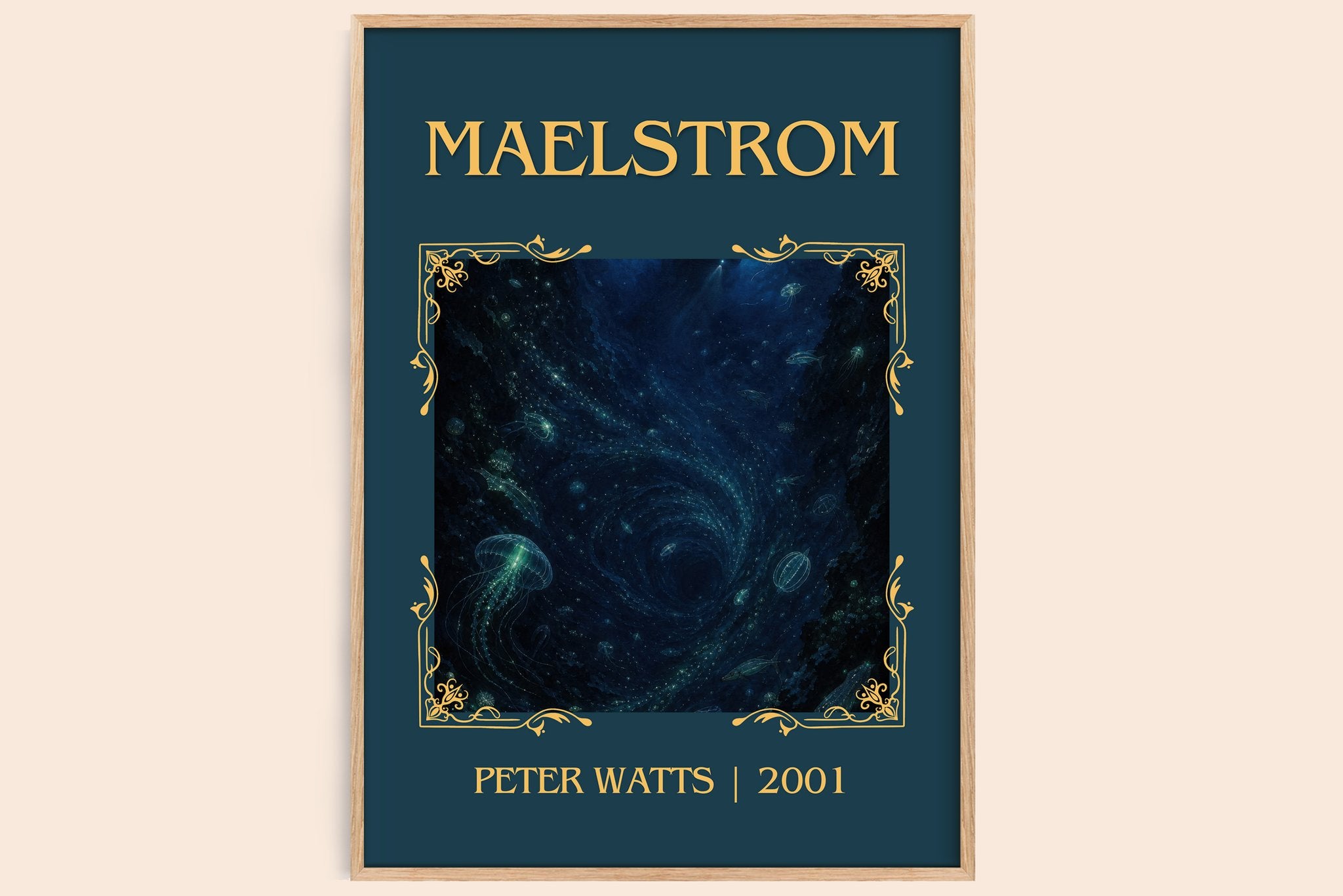 Maelstrom Classic Book Art Print by Peter Watts