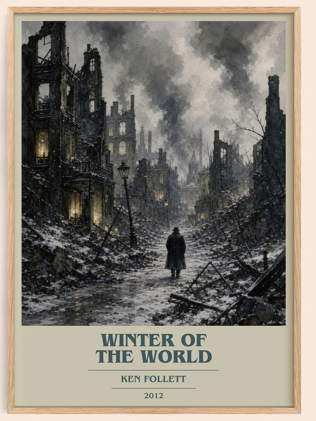 Winter Of The World Book Cover Poster by Ken Follett