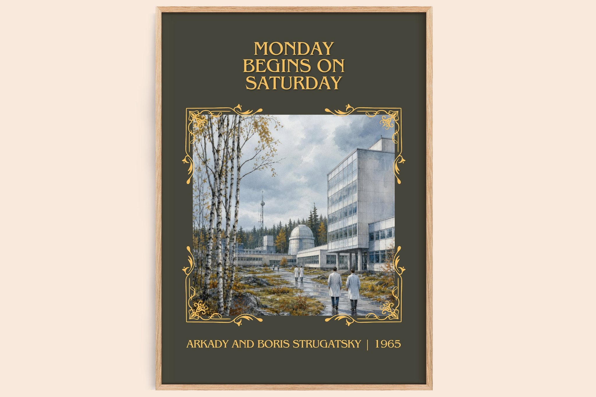 Monday Begins on Saturday Classic Book Art Print by A. Strugatsky