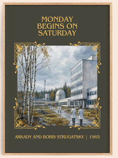 Monday Begins on Saturday Classic Book Art Print by A. Strugatsky – book poster