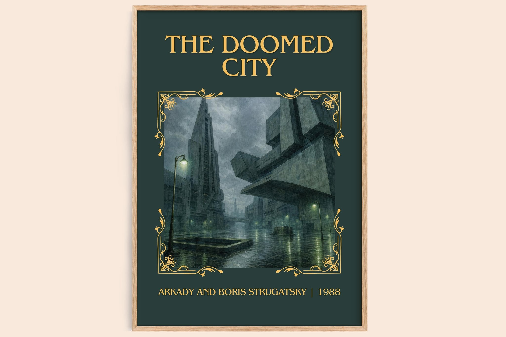 The Doomed City Classic Book Art Print by Arkady and Boris Strugatsky