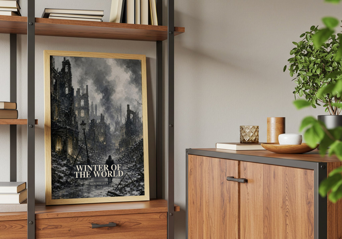 Winter Of The World book watercolour illustration paper finish options – matte satin gloss