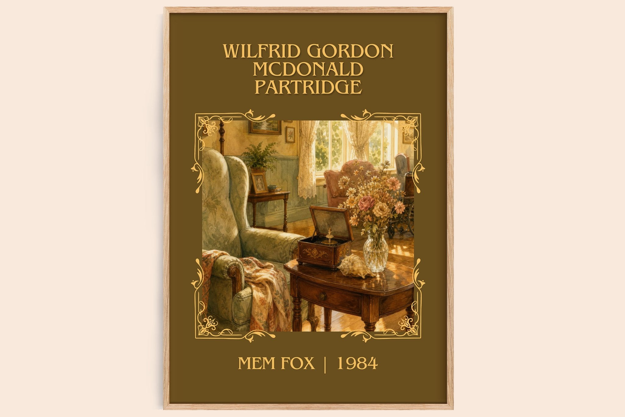 Wilfrid Gordon McDonald Partridge Classic Book Art Print by Mem Fox