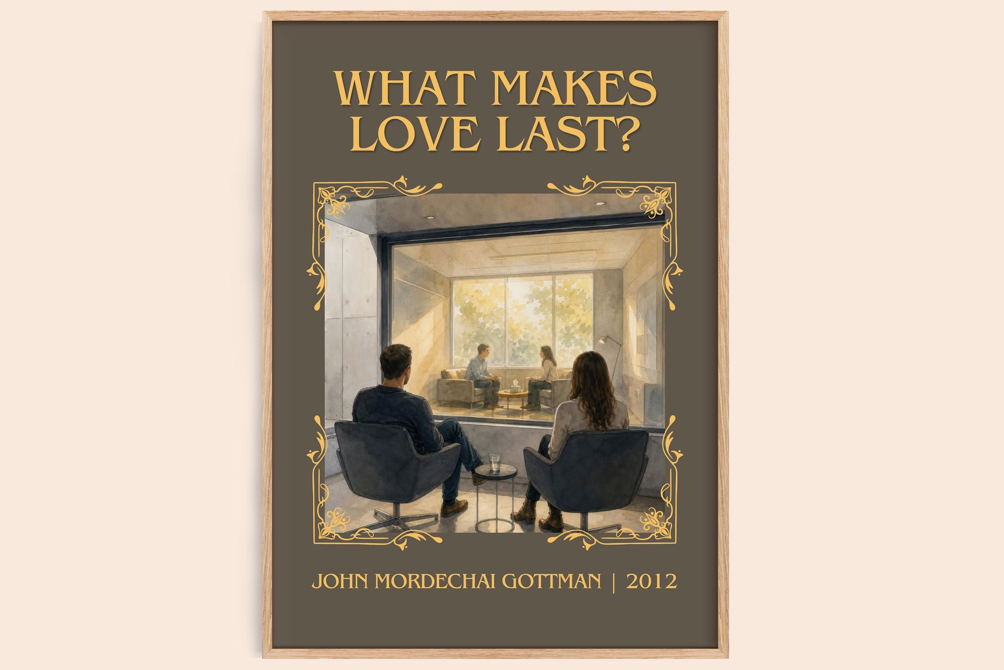 What makes love last? Classic Book Art Print by John Mordechai Gottman