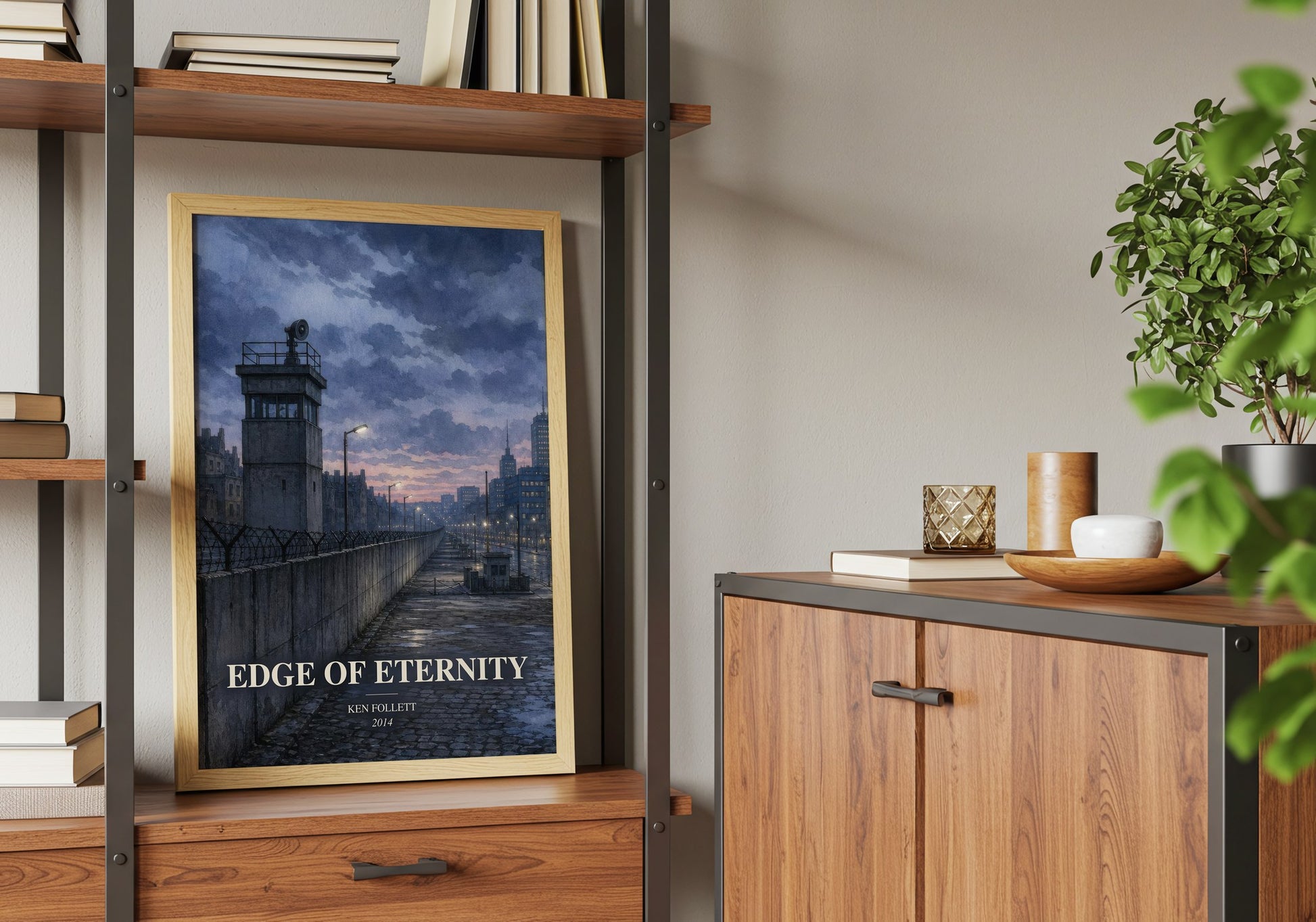 Edge Of Eternity book watercolour illustration paper finish options – matte satin gloss