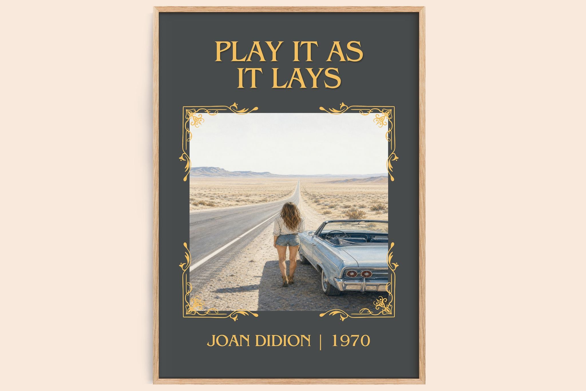Play It as It Lays Classic Book Art Print by Joan Didion
