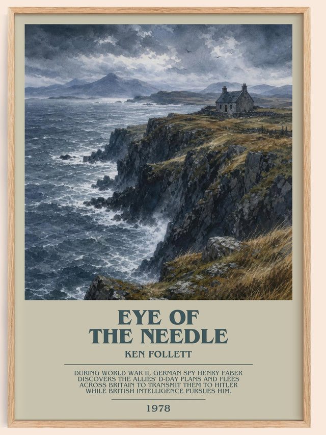 Eye Of The Needle Bookish Wall Art by Ken Follett