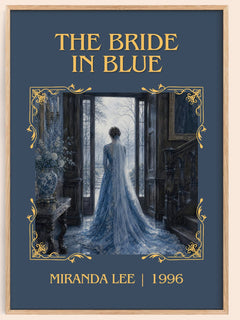 The Bride In Blue Classic Book Art Print by Miranda Lee – book poster