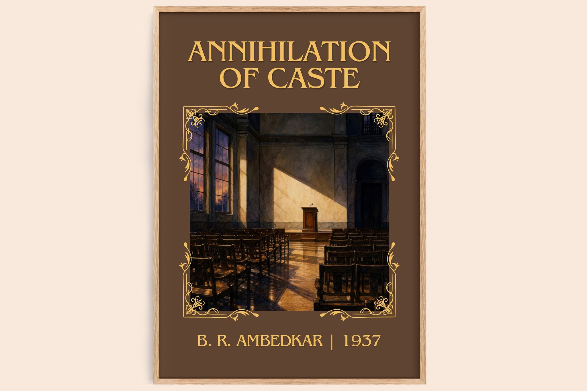 Annihilation of caste Classic Book Art Print by B. R. Ambedkar