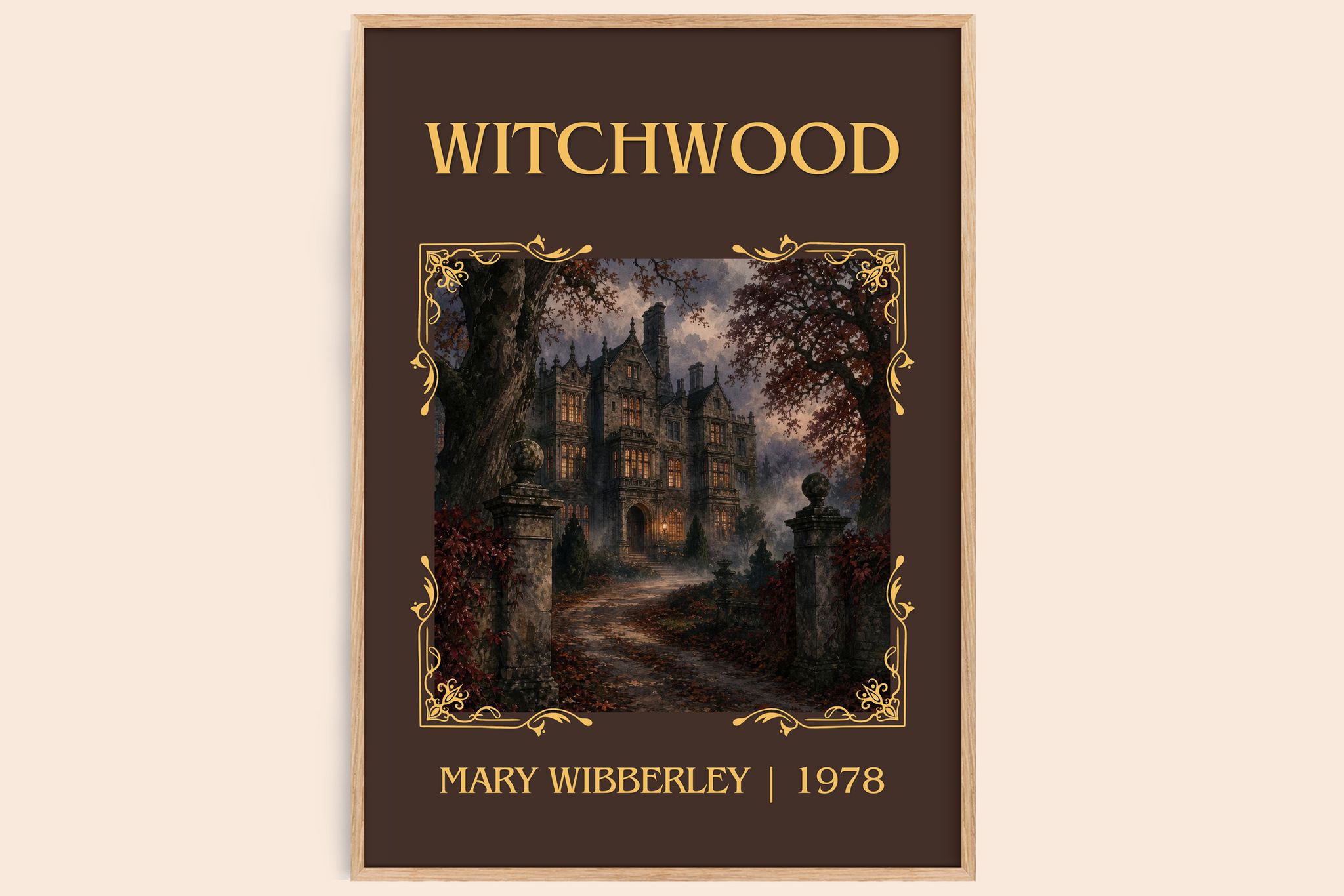 Witchwood Classic Book Art Print by Mary Wibberley