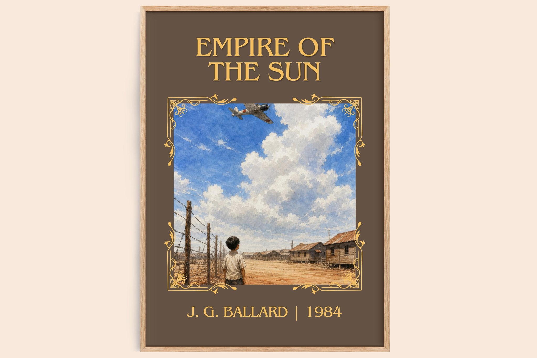 Empire of the Sun Classic Book Art Print by J. G. Ballard