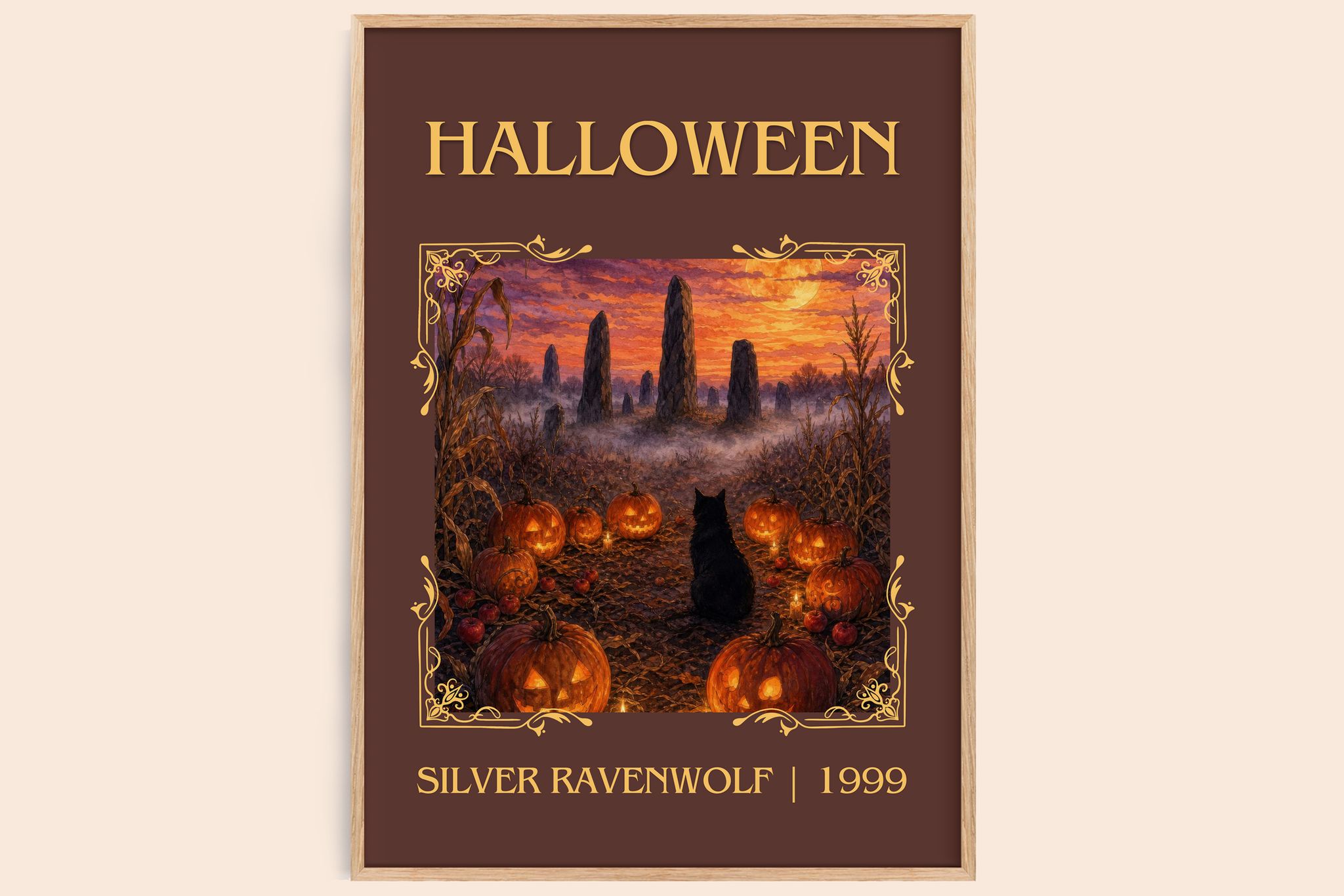 Halloween Classic Book Art Print by Silver Ravenwolf