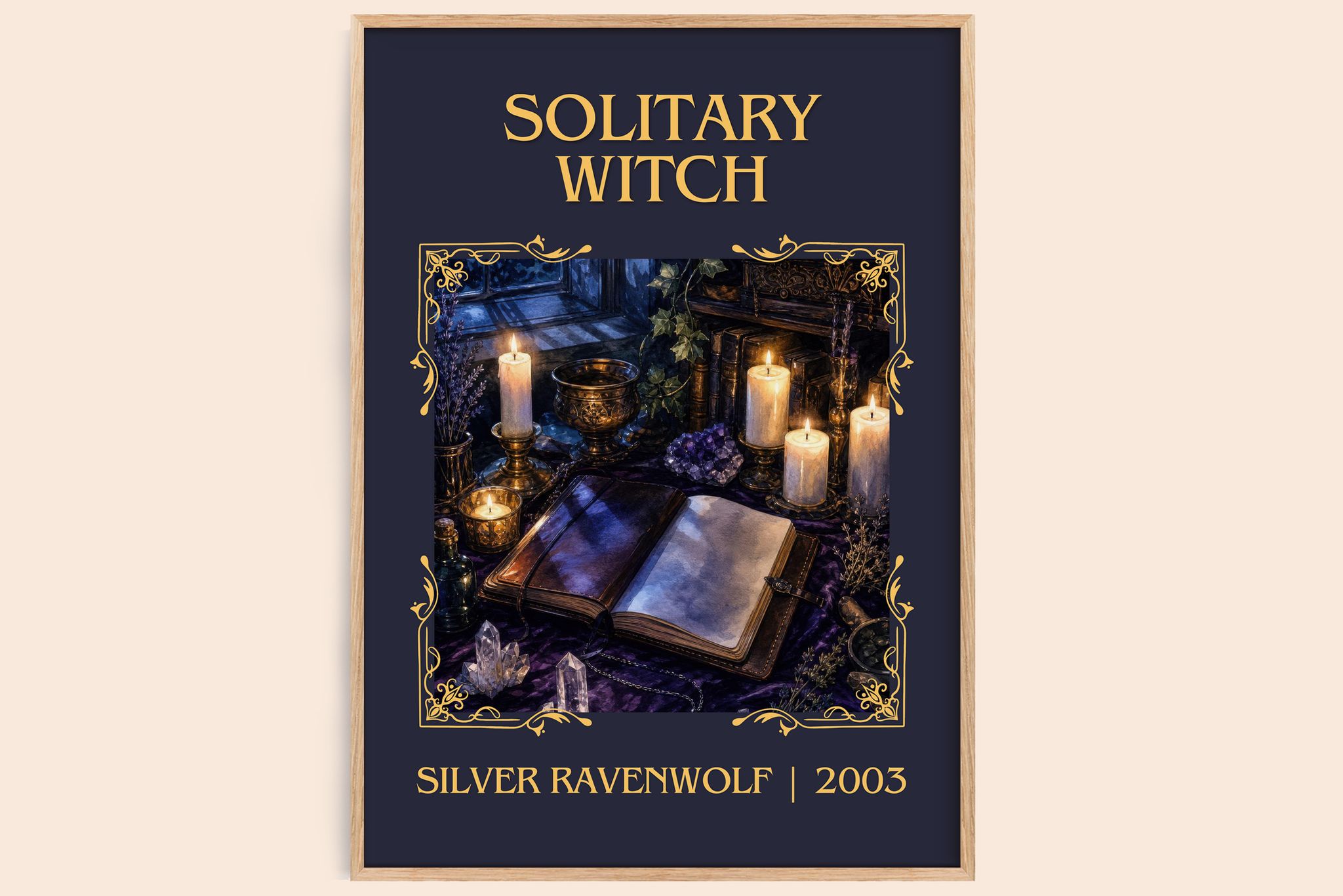 Solitary Witch Classic Book Art Print by Silver Ravenwolf