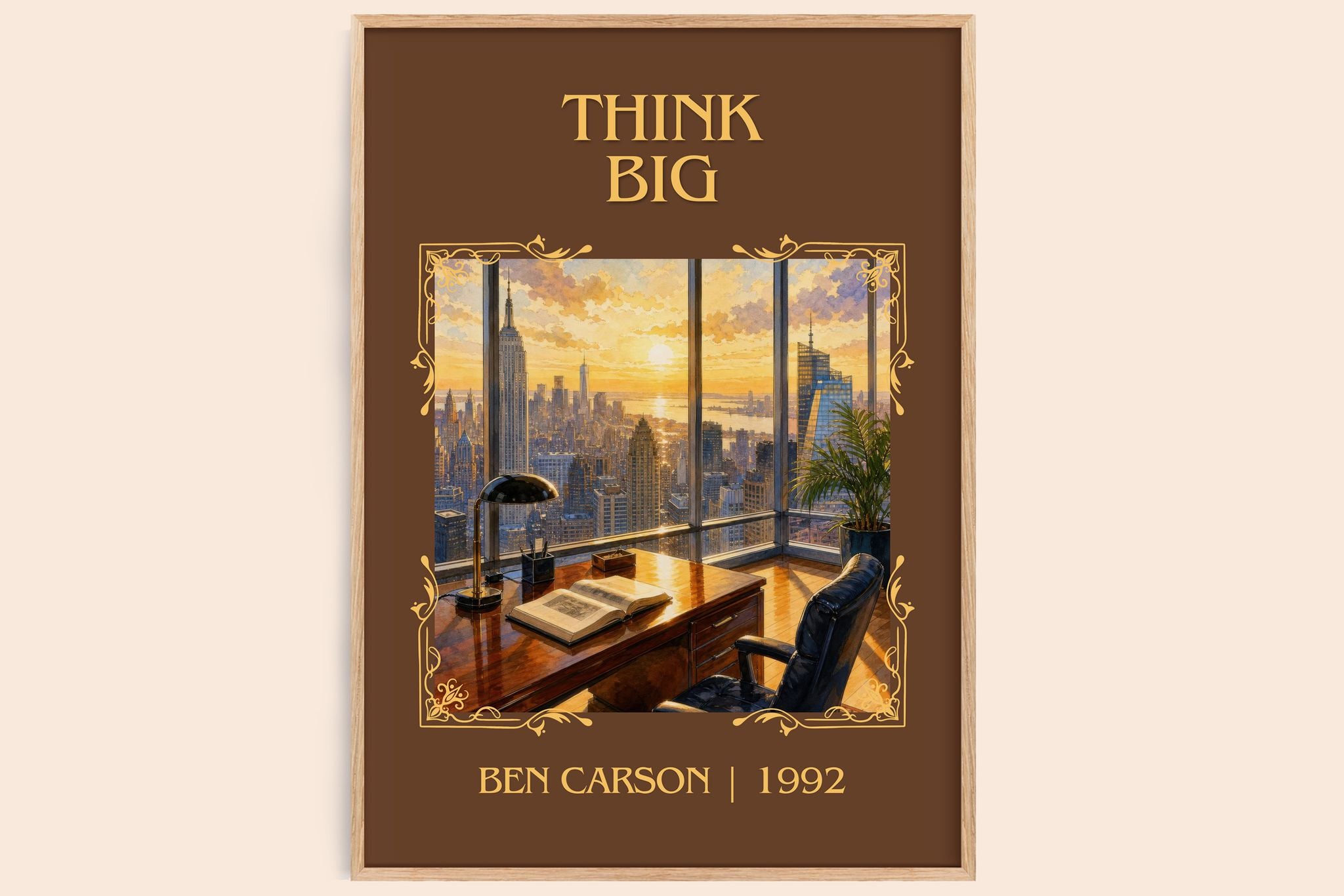 Think big Classic Book Art Print by Ben Carson