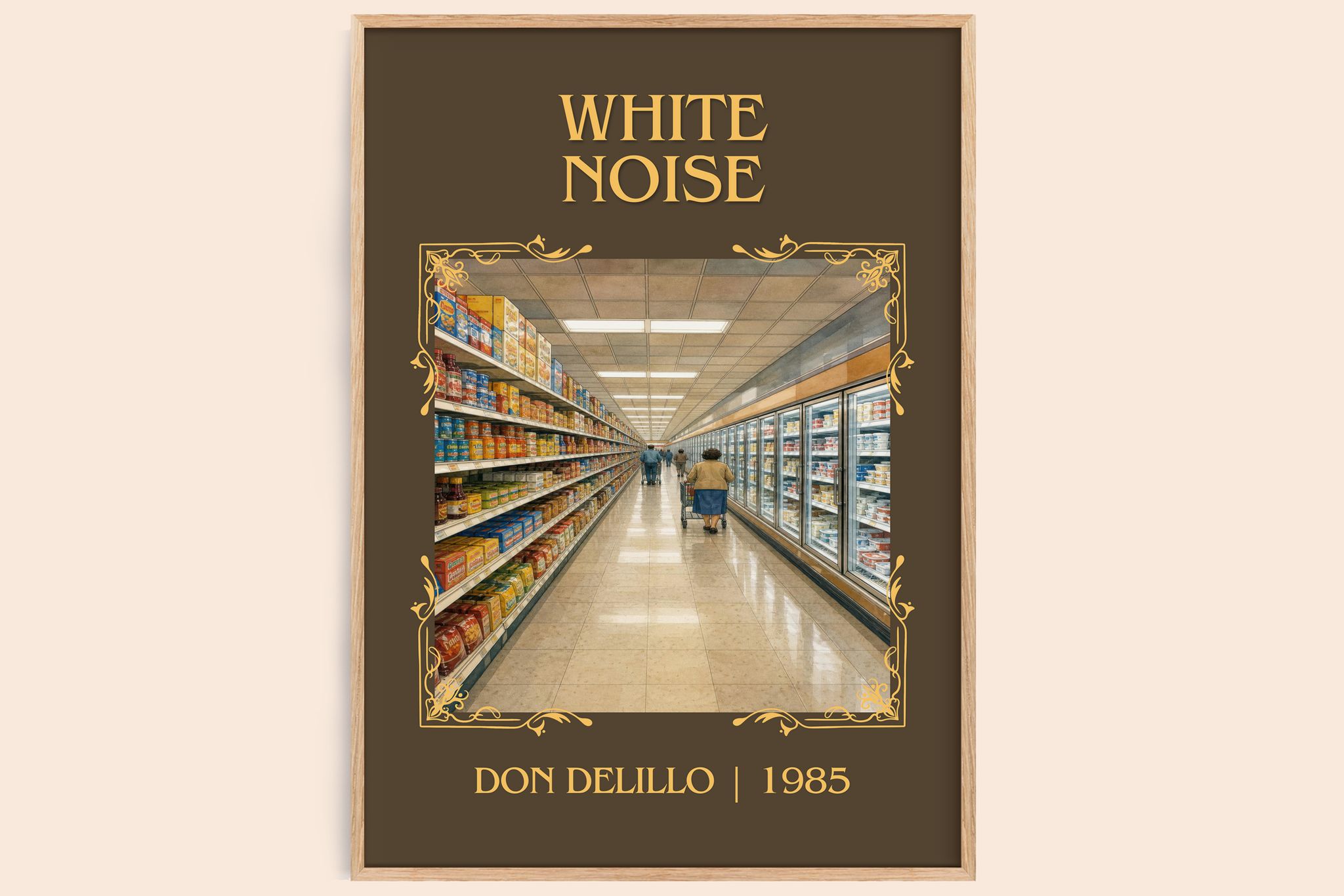 White Noise Classic Book Art Print by Don DeLillo