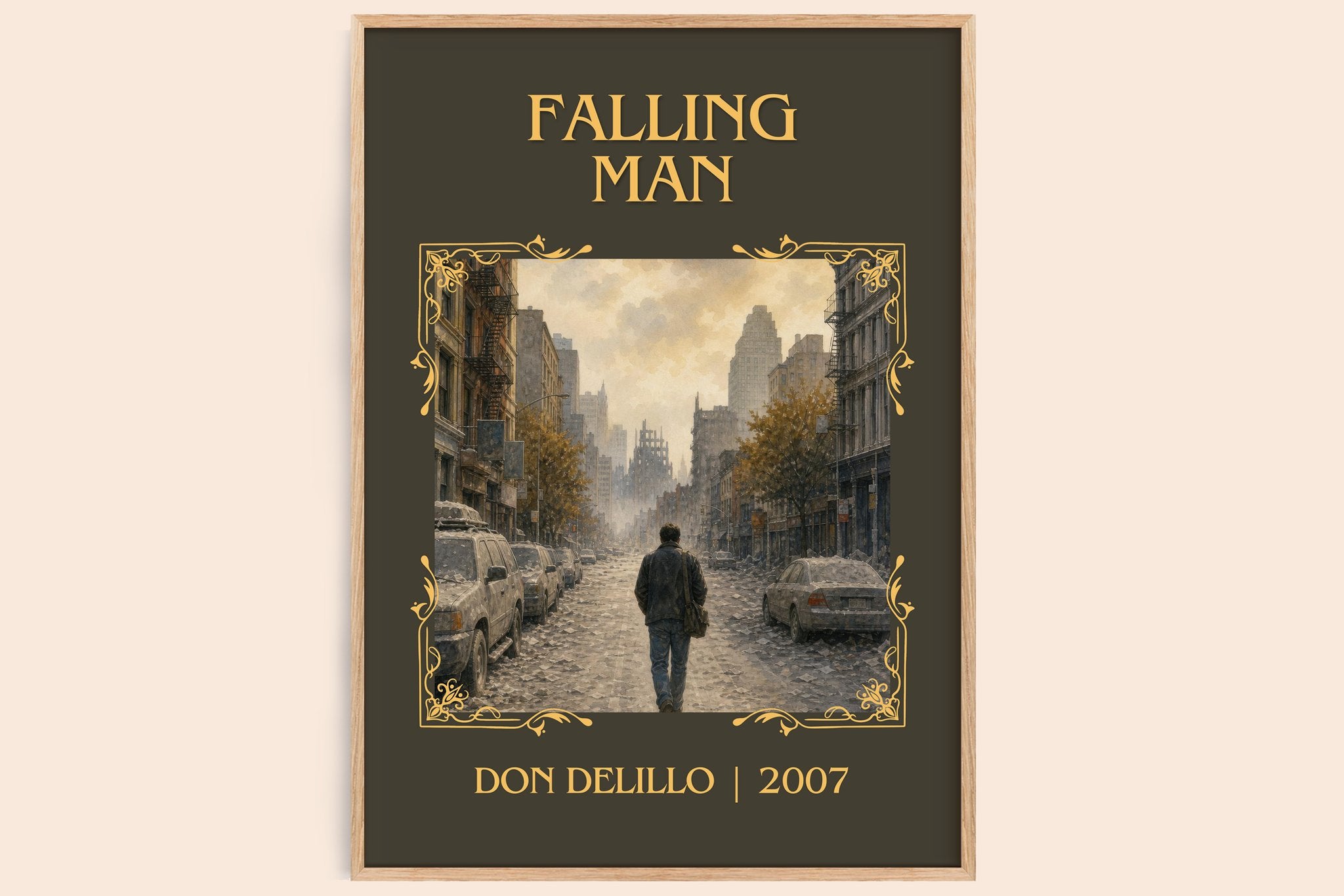 Falling Man Classic Book Art Print by Don DeLillo