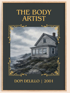 The Body Artist Classic Book Art Print by Don DeLillo – book poster