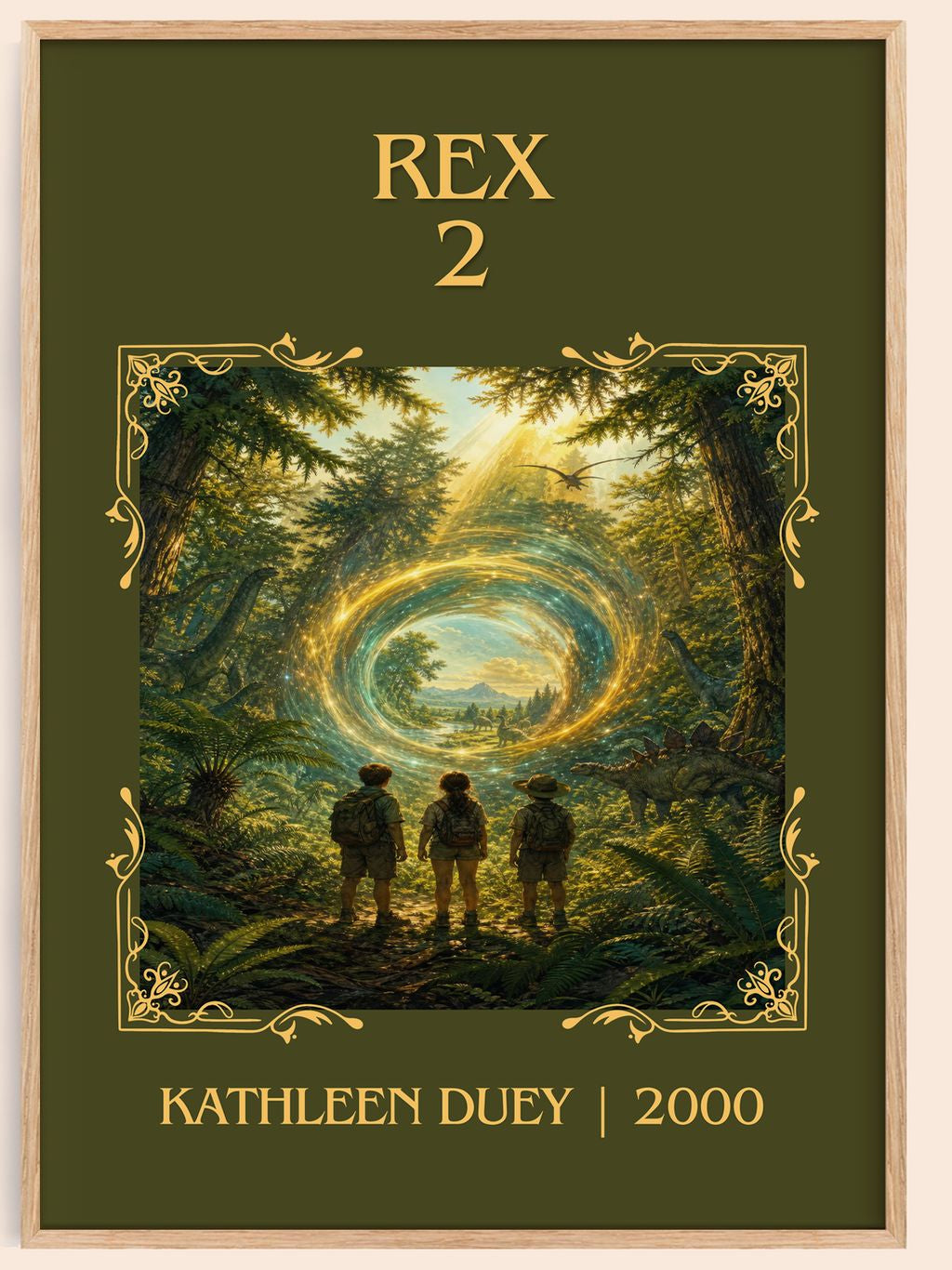 Rex 2 Classic Book Art Print by Kathleen Duey – book poster