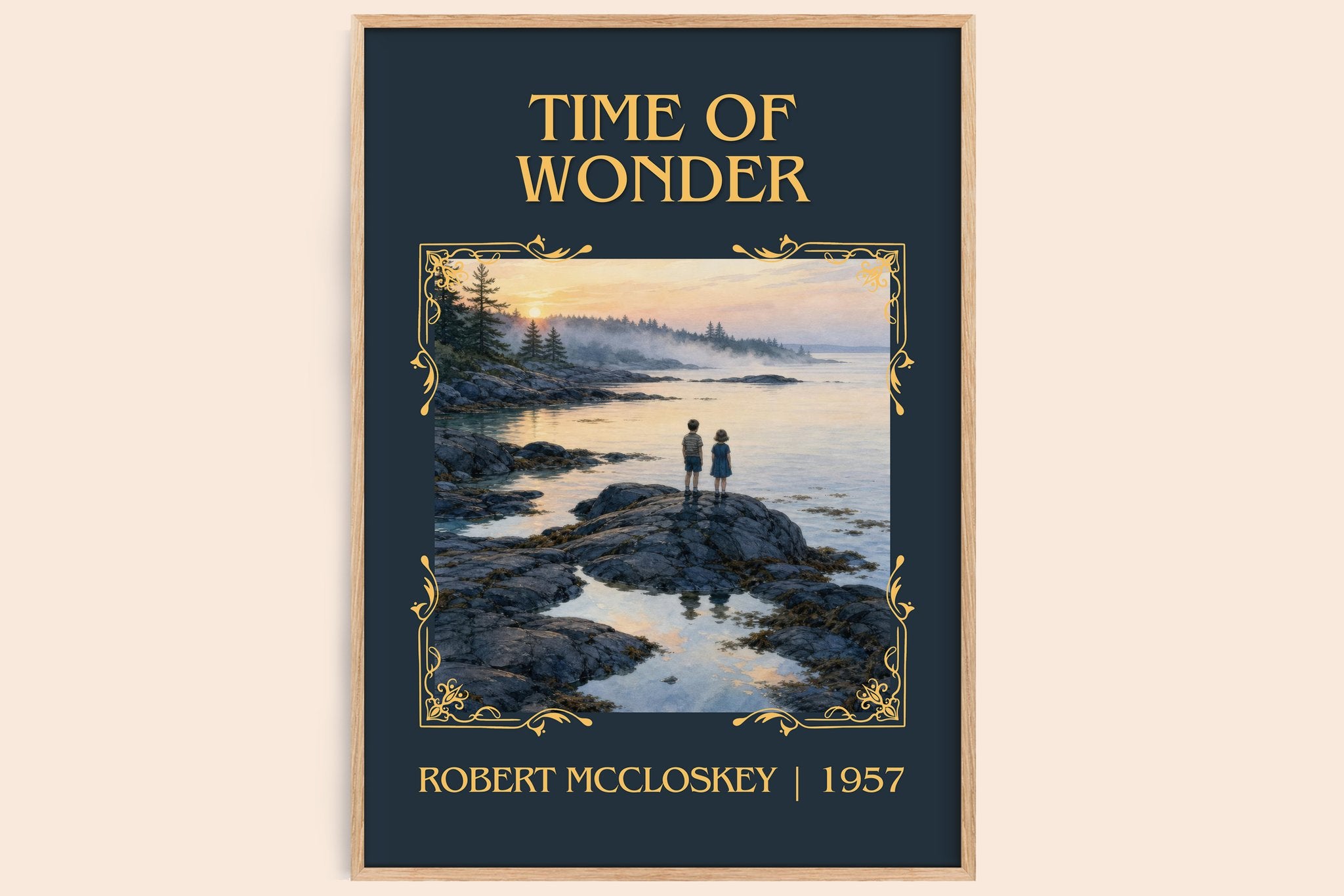 Time of Wonder Classic Book Art Print by Robert McCloskey