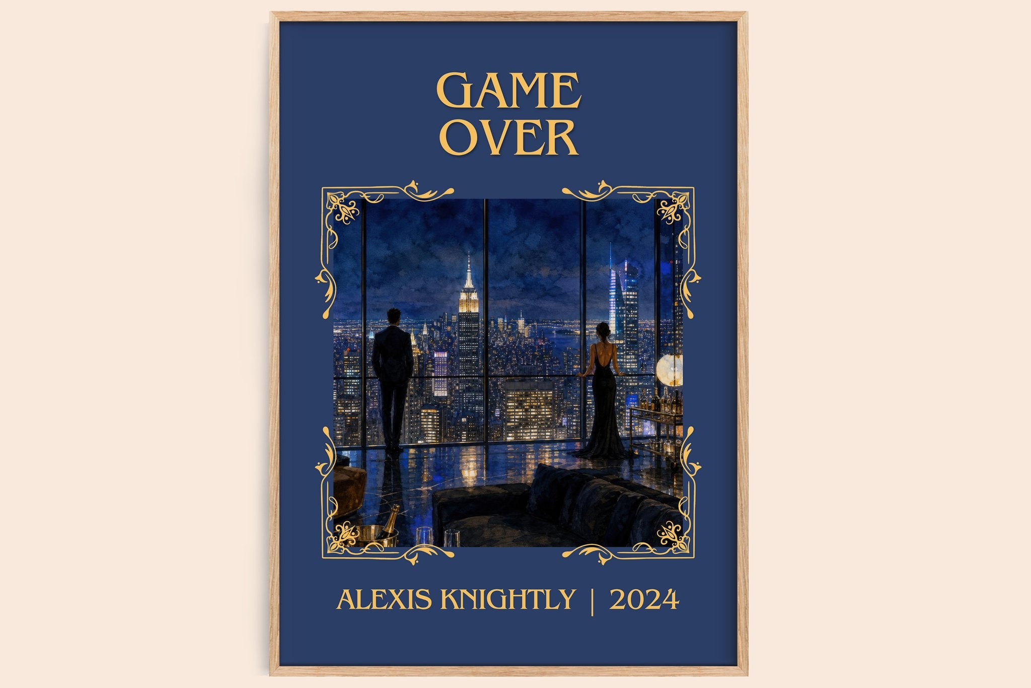 Game Over Classic Book Art Print by Alexis Knightly