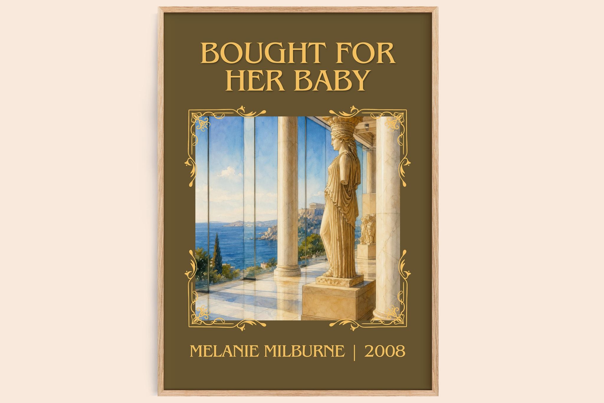Bought For Her Baby Classic Book Art Print by Melanie Milburne