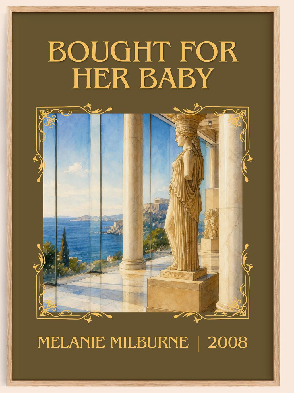 Bought For Her Baby Classic Book Art Print by Melanie Milburne – book poster