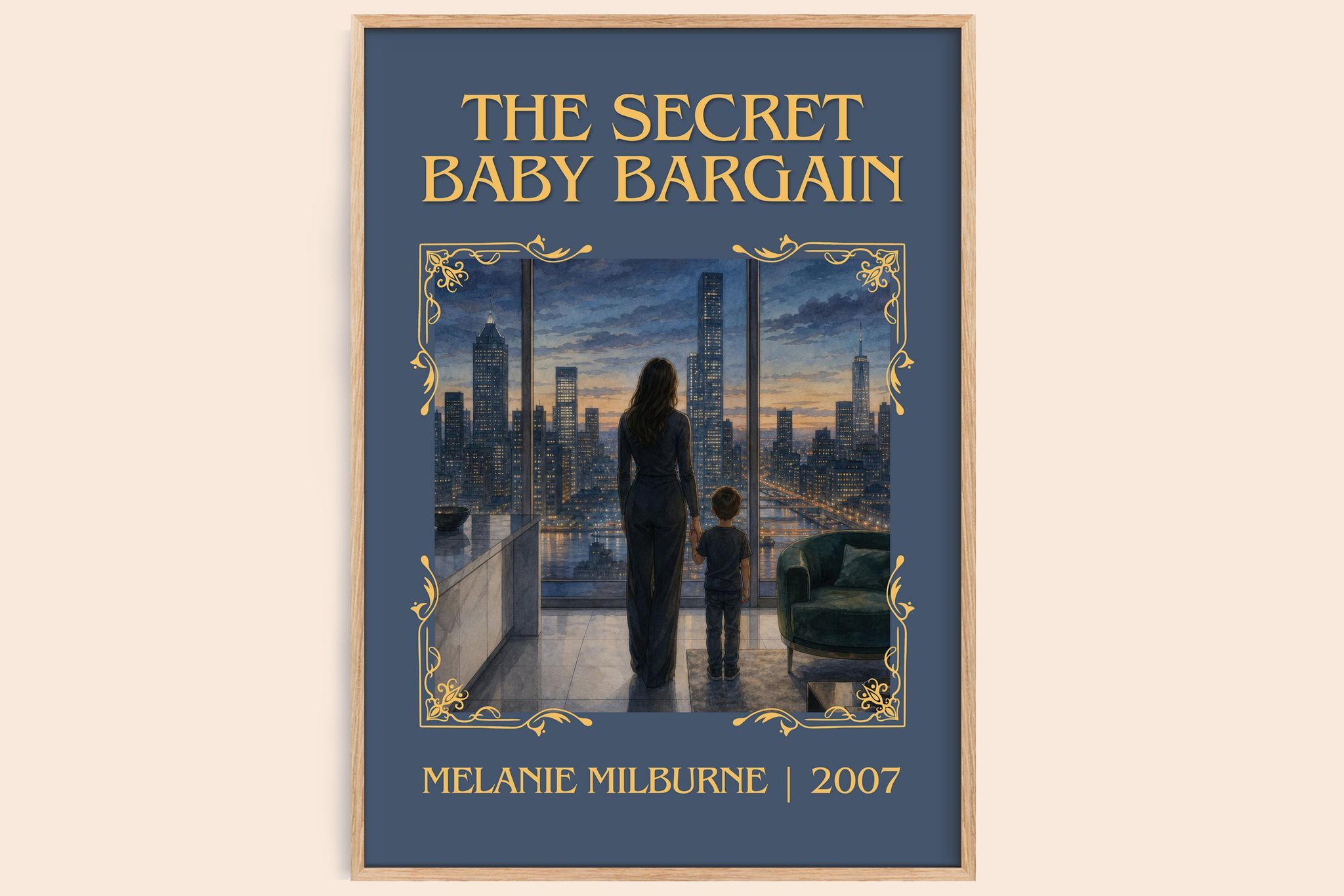The Secret Baby Bargain Classic Book Art Print by Melanie Milburne
