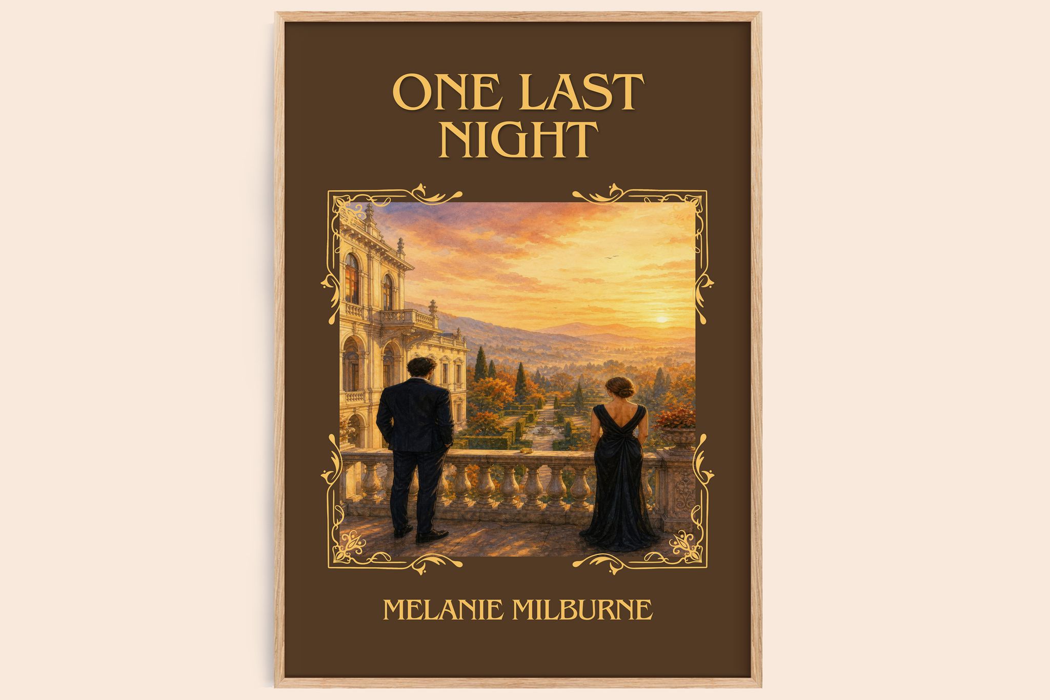 One Last Night Classic Book Art Print by Melanie Milburne