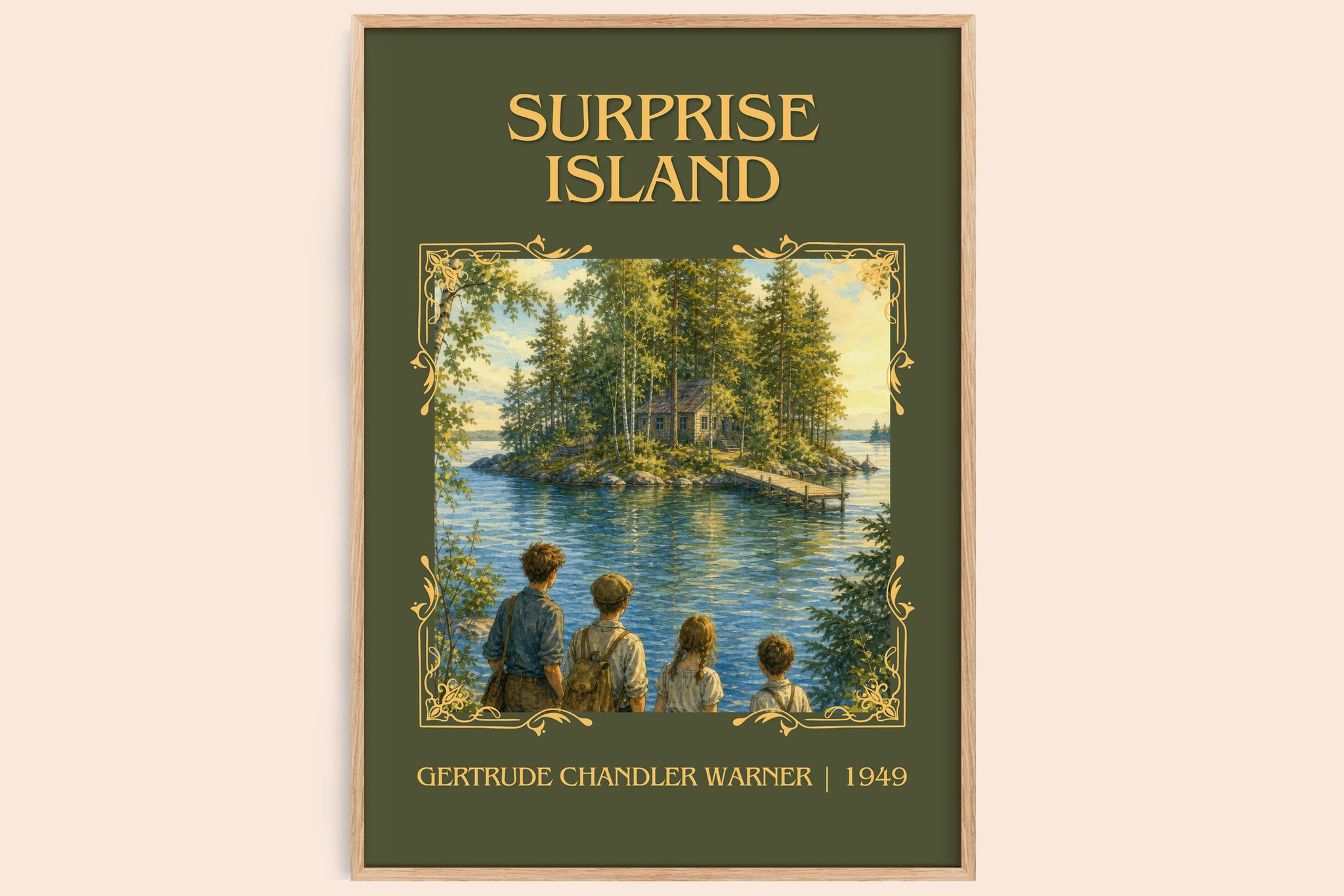 Surprise Island Classic Book Art Print by Gertrude Chandler Warner