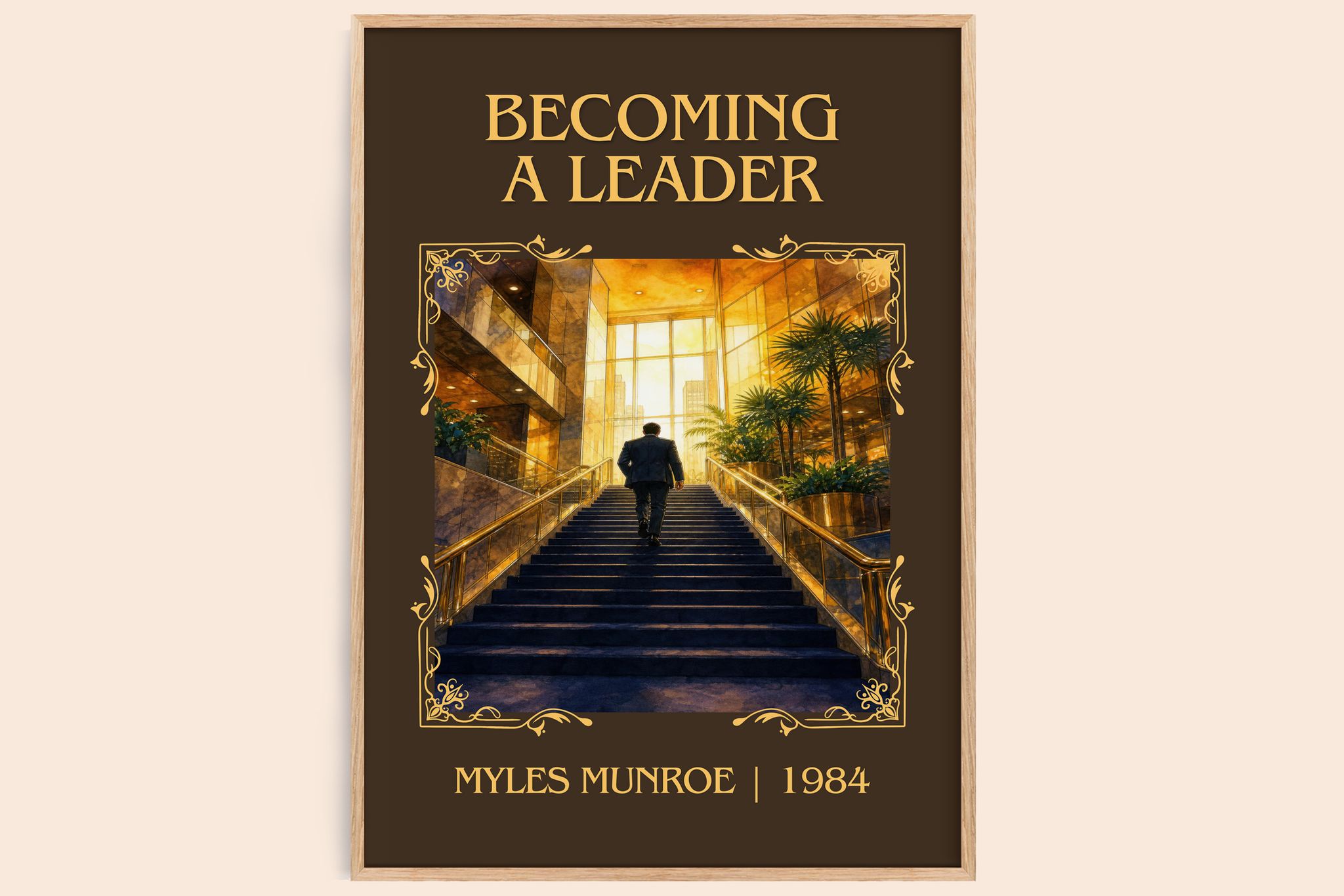 Becoming a leader Classic Book Art Print by Myles Munroe
