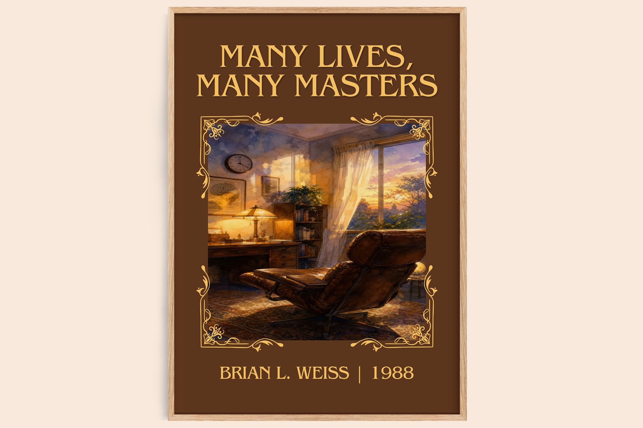 Many Lives, Many Masters Classic Book Art Print by Brian L. Weiss