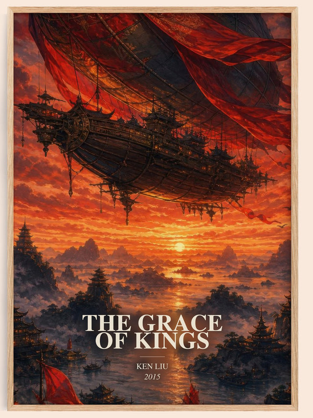 The Grace Of Kings Book Watercolour Illustration by Ken Liu