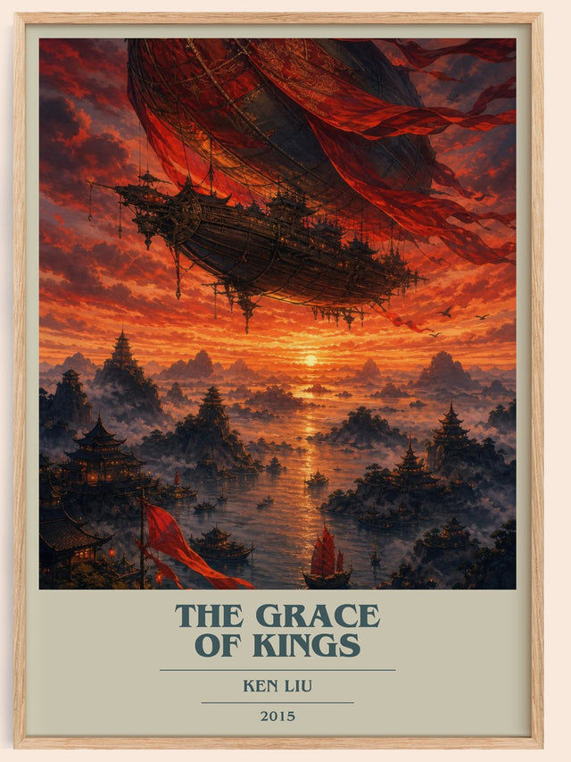 The Grace Of Kings Book Cover Poster by Ken Liu