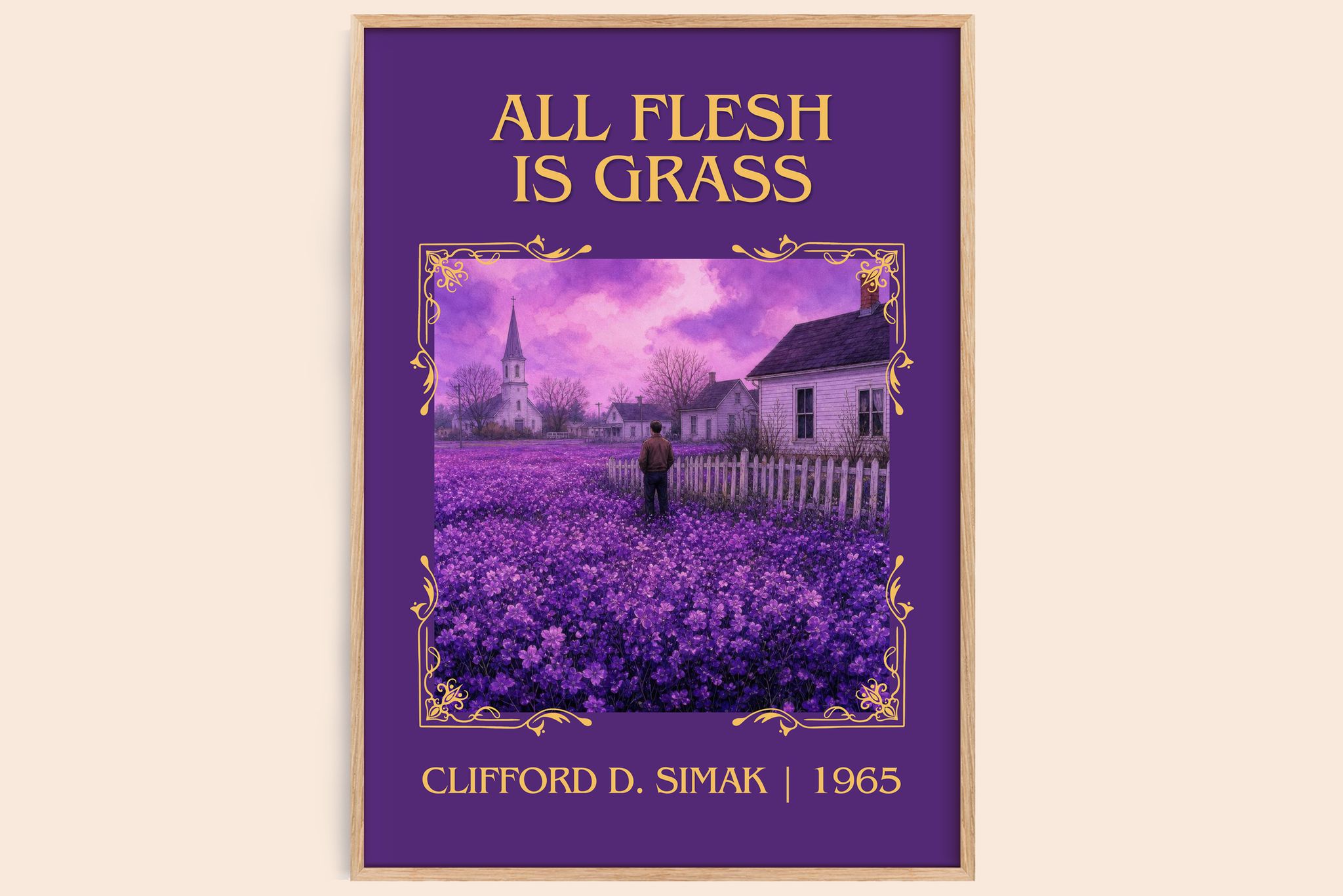 All Flesh Is Grass Classic Book Art Print by Clifford D. Simak