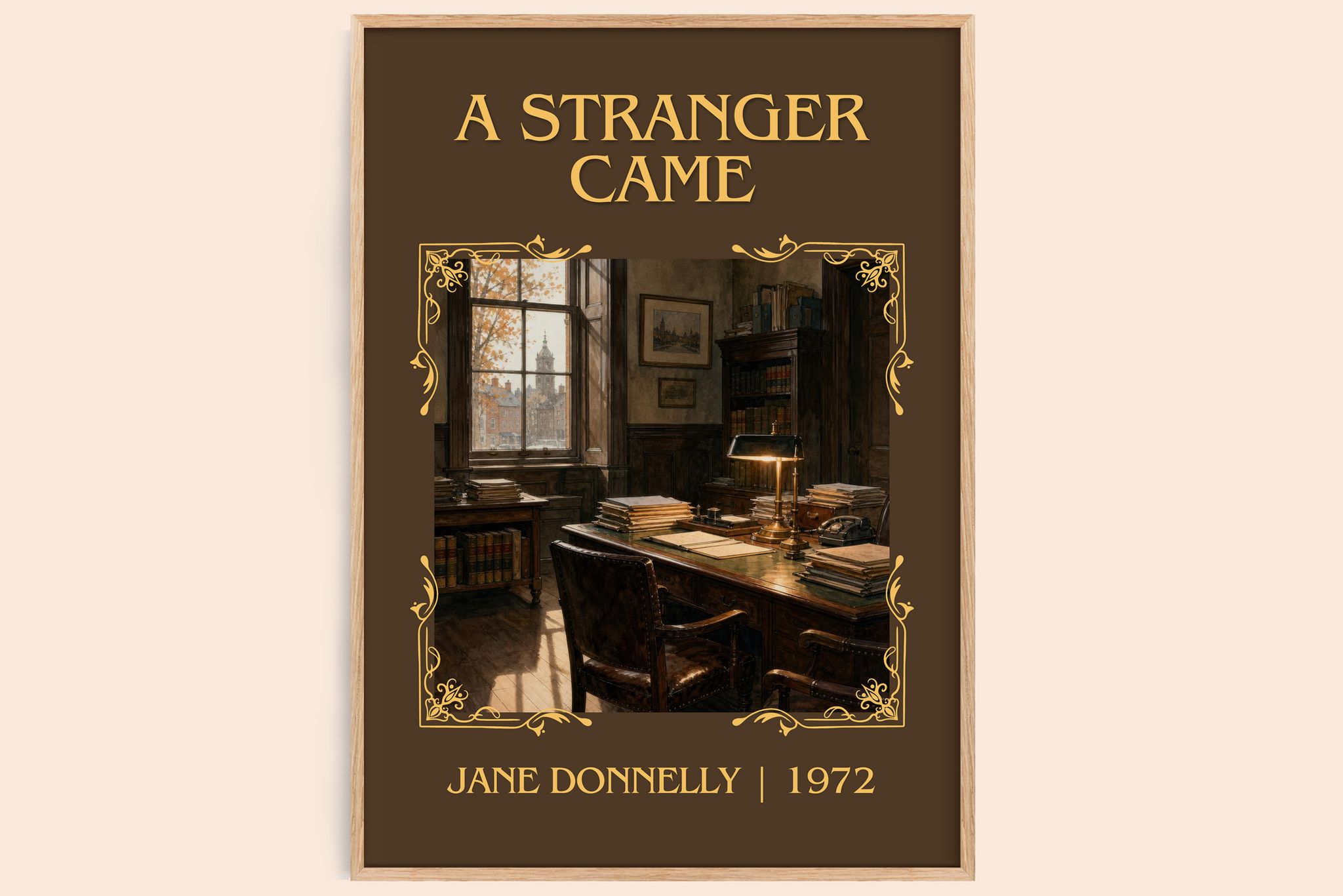 A Stranger Came Classic Book Art Print by Jane Donnelly