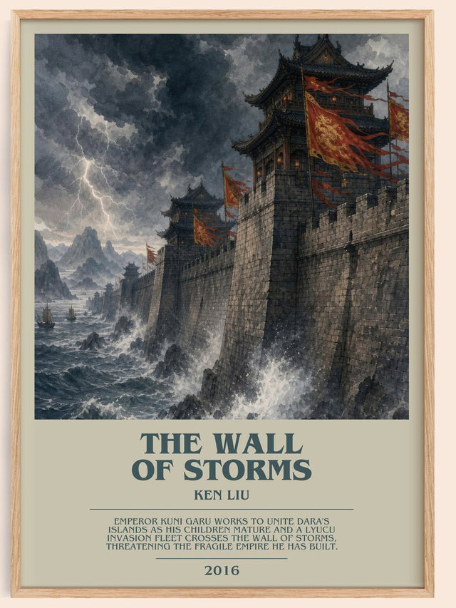 The Wall Of Storms Bookish Wall Art by Ken Liu