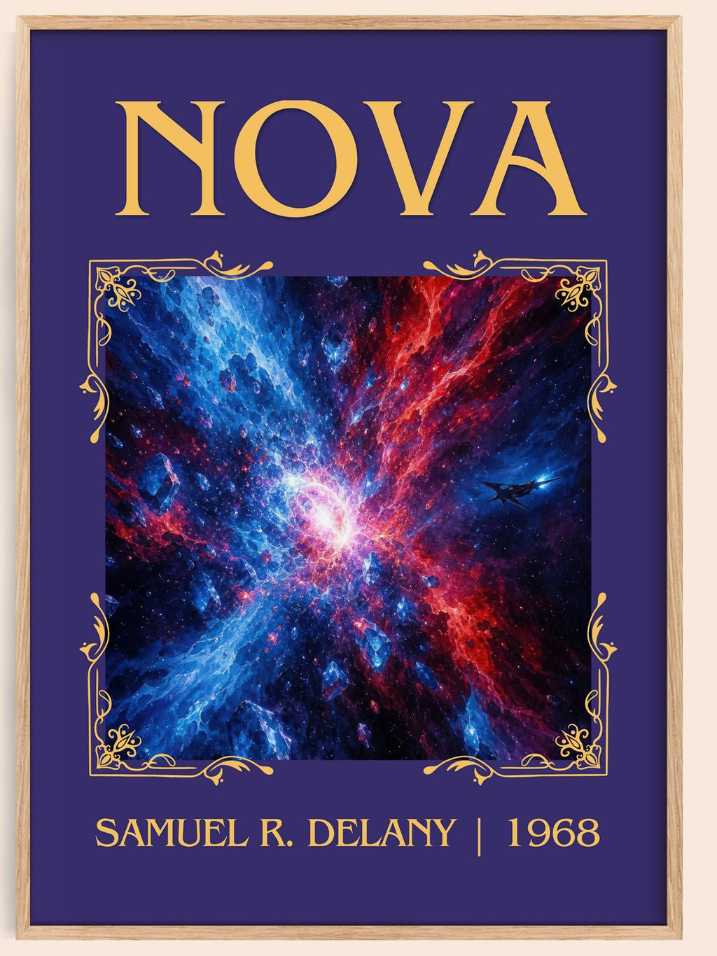Nova Classic Book Art Print by Samuel R. Delany – book poster