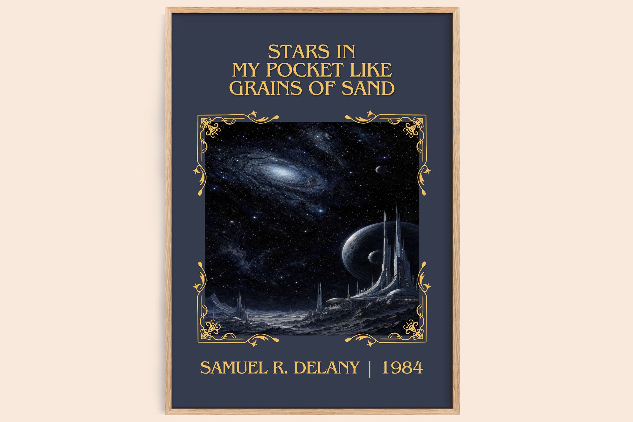 Stars in my pocket like grains of sand Classic Book Art Print by Samuel R. Delany