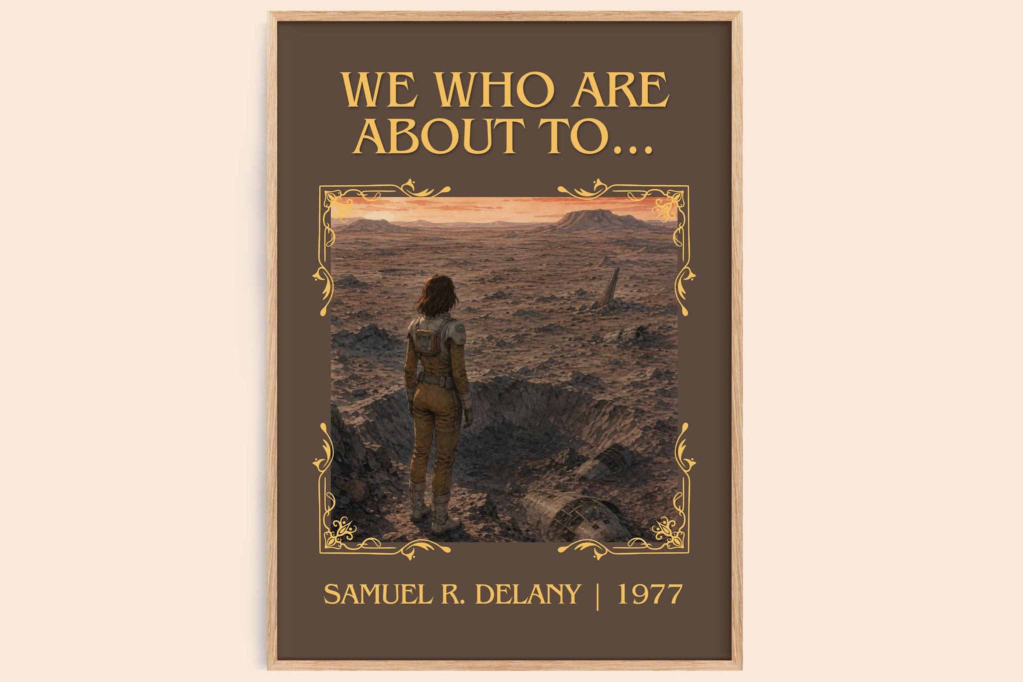 We Who Are About To... Classic Book Art Print by Samuel R. Delany