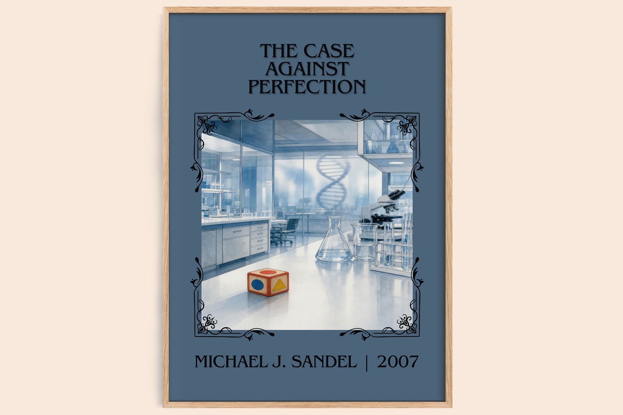 Case against Perfection Classic Book Art Print by Michael J. Sandel