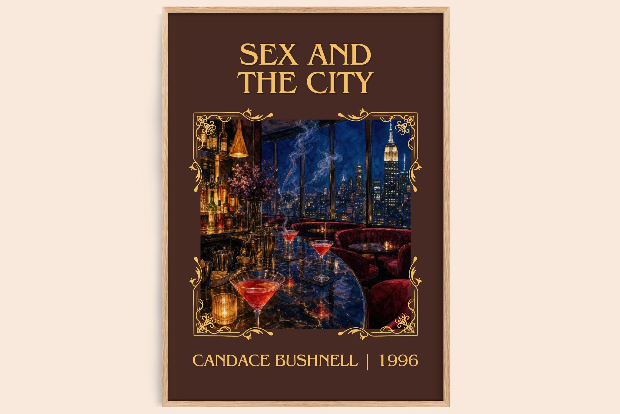 Sex and the City Classic Book Art Print by Candace Bushnell