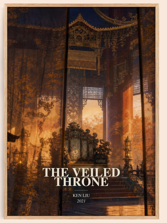 The Veiled Throne Book Watercolour Illustration by Ken Liu