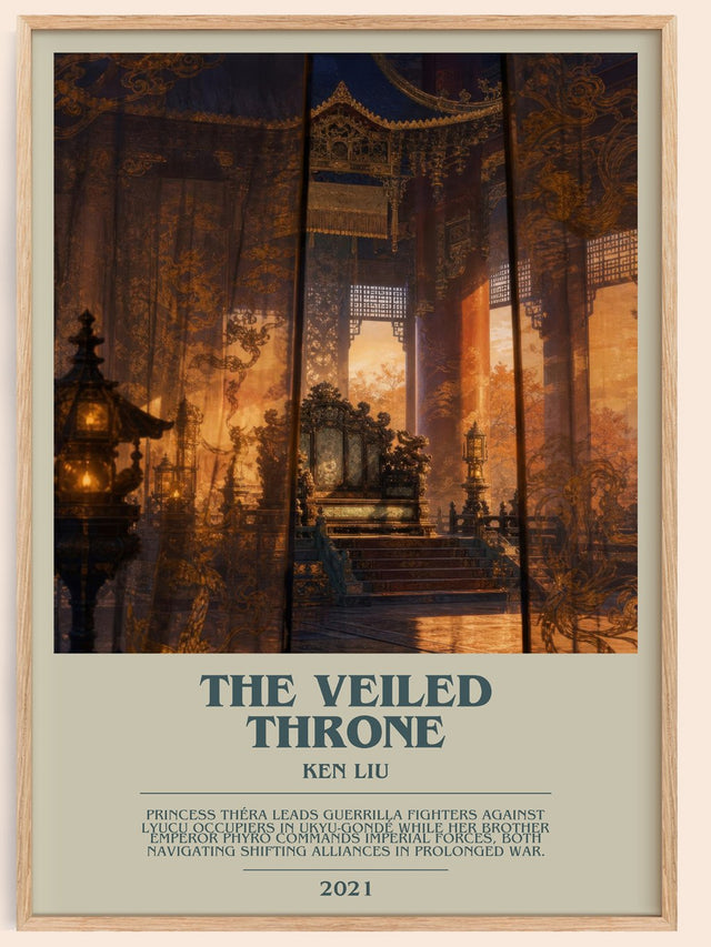 The Veiled Throne Bookish Wall Art by Ken Liu