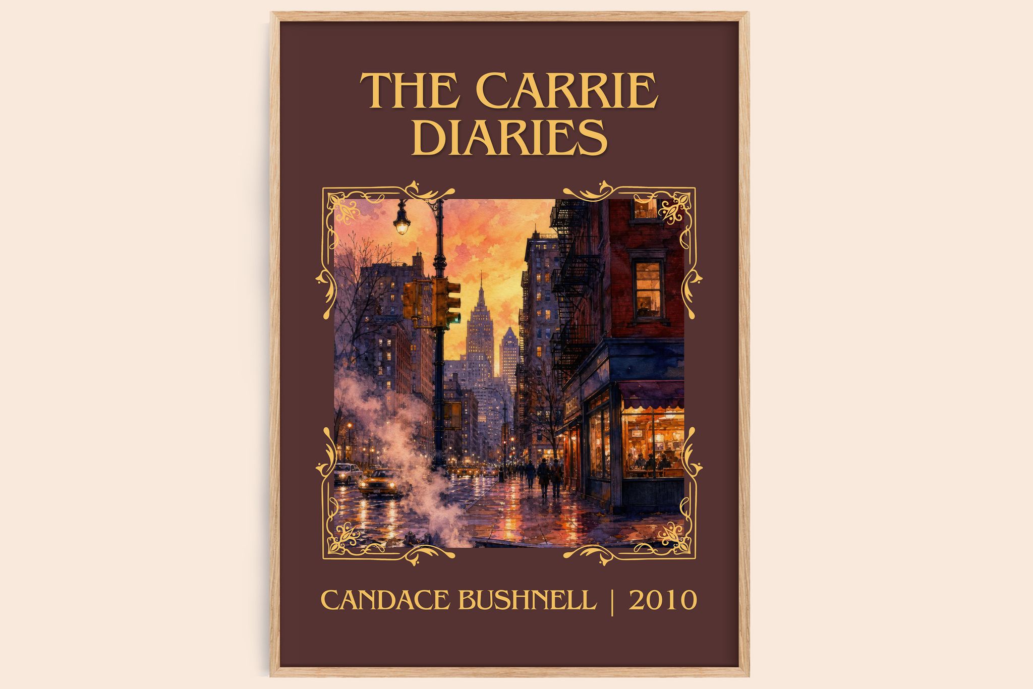 The Carrie diaries Classic Book Art Print by Candace Bushnell