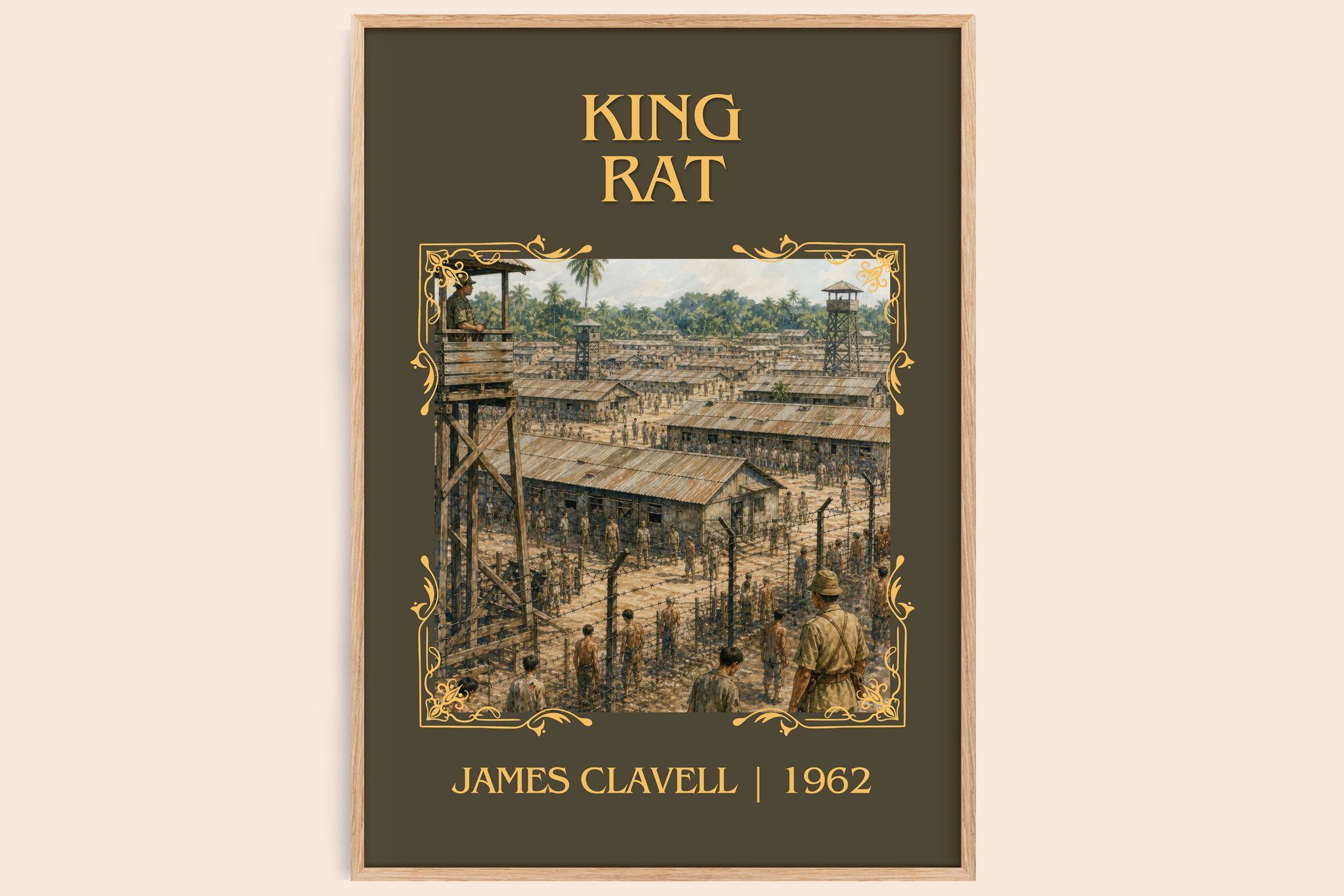 King Rat Classic Book Art Print by James Clavell