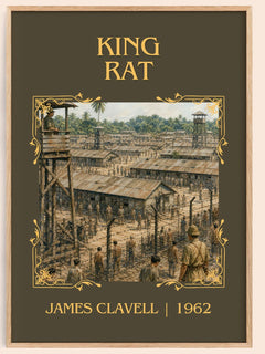 King Rat Classic Book Art Print by James Clavell – book poster