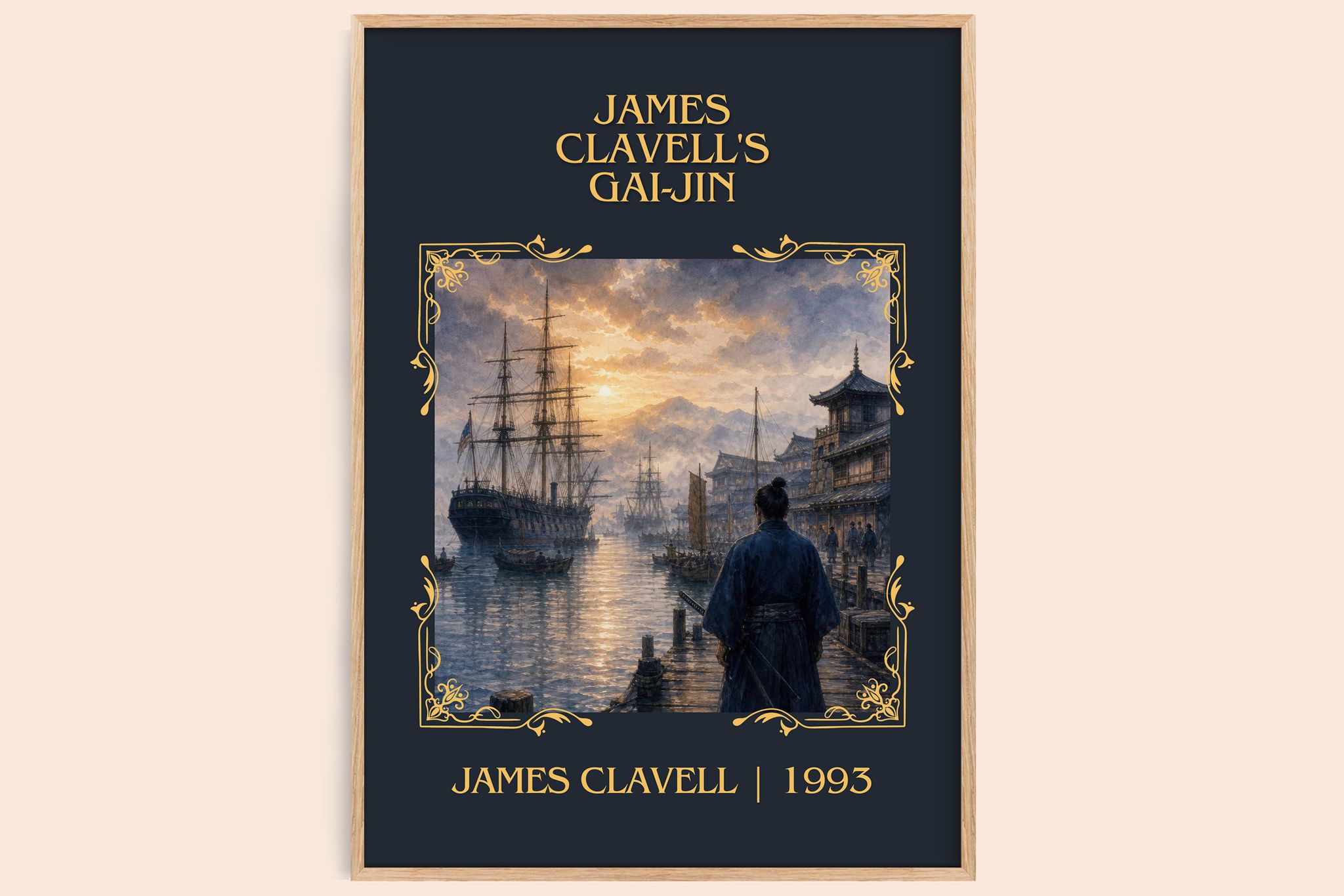 James Clavell's Gai-Jin Classic Book Art Print by James Clavell
